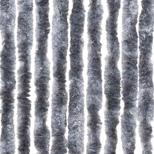 Завеса против насекоми, сребриста, 90x220 см, шенил