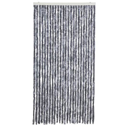 Завеса против насекоми, сребриста, 100x220 см, шенил