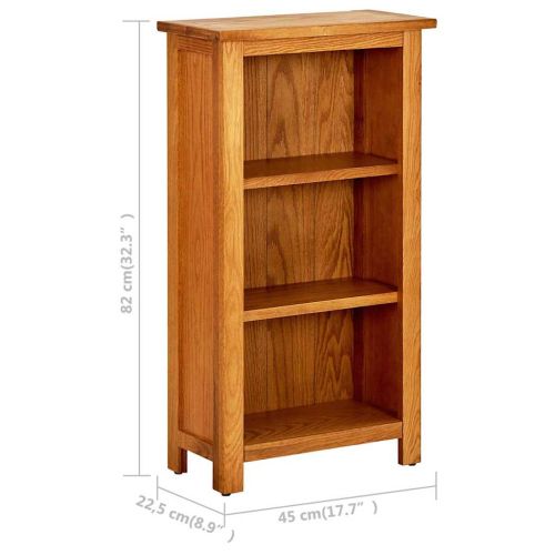 библиотека, 45x22,5x82 см, дъбово дърво масив