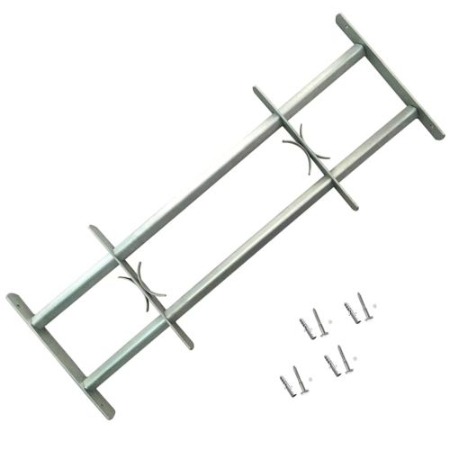 Регулируеми решетки за прозорци, 2 бр, 700-1050 мм