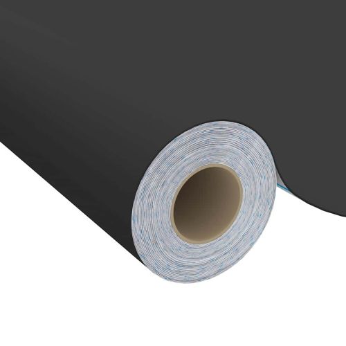 Самозалепващо фолио за мебели 2 бр черни 500х90 см PVC