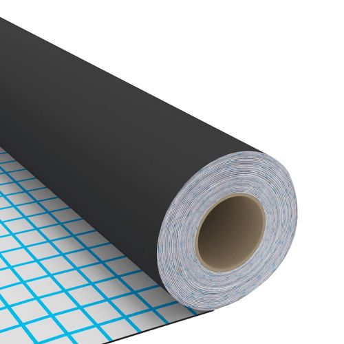 Самозалепващо фолио за мебели 2 бр черни 500х90 см PVC