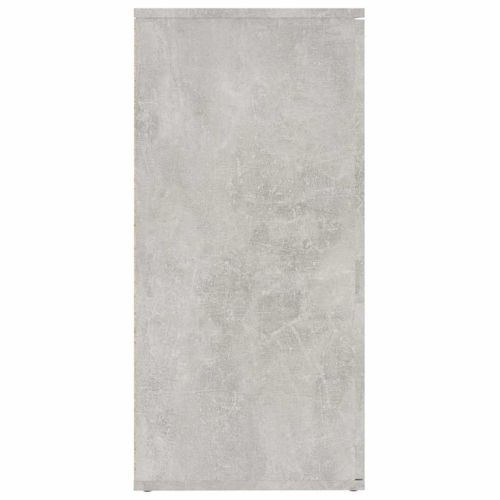 Бюфет, бетонно сив, 160x36x75 см, инженерно дърво
