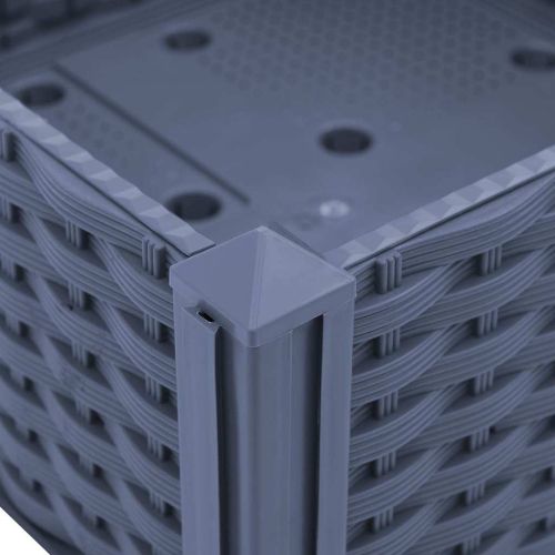 Повдигната леха, 80x40x23 см, полипропилен
