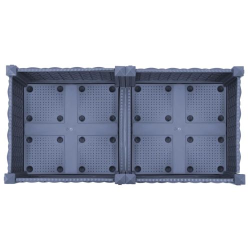 Повдигната леха, 80x40x23 см, полипропилен