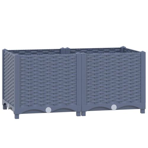 Повдигната леха, 80x40x38 см, полипропилен