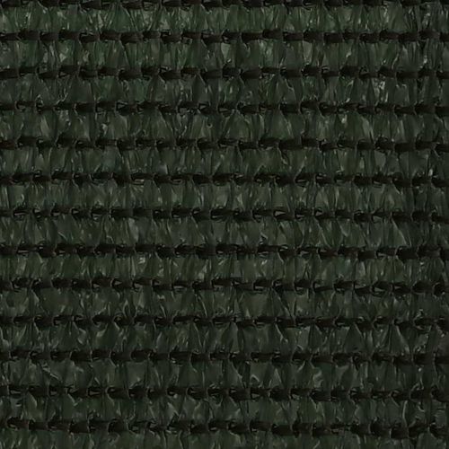 Балконски параван, тъмнозелен, 75x500 см, HDPE