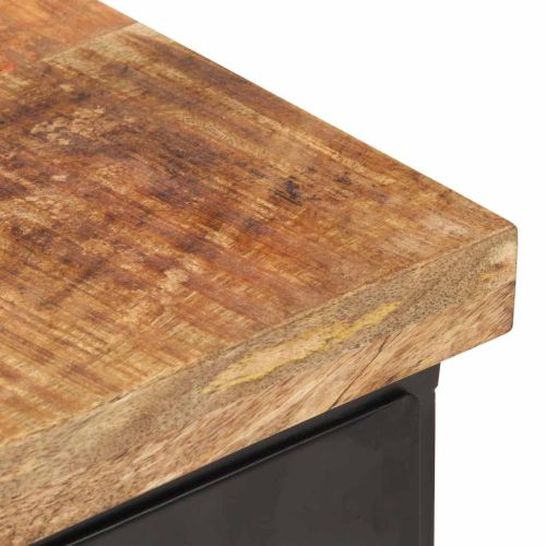 Нощно шкафче 40x30x52 см грубо мангово дърво