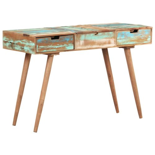 Тоалетка с огледало, 112x45x76 см, регенерирано дърво масив