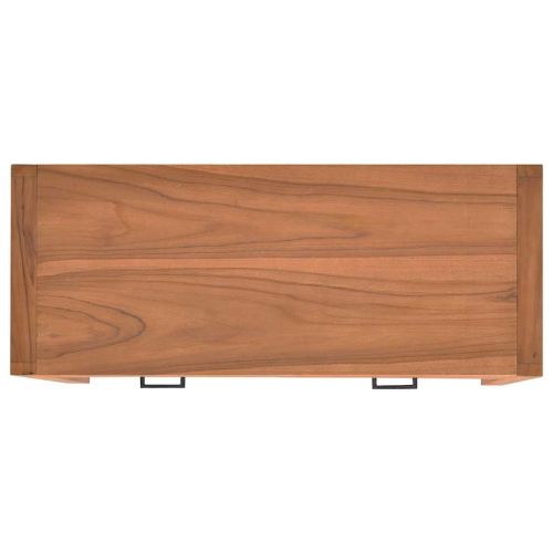 ТВ шкаф 100x40x45 см тиково дърво