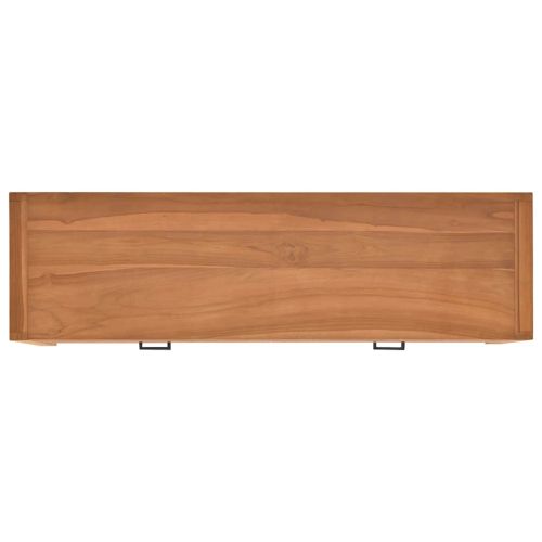 ТВ шкаф 140x40x45 см тиково дърво