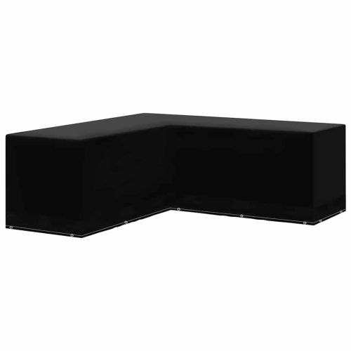 Калъфи за градински мебели 2 бр ъглови 12 капси 250x250x90 см
