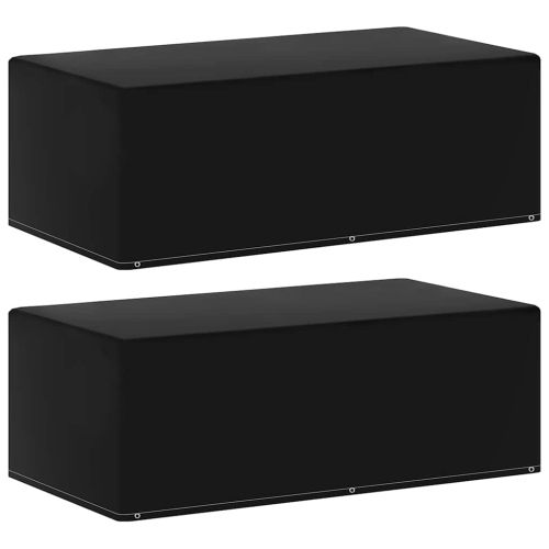 Калъфи градинска мебел 2 бр 6 капси за газ барбекю 170x90x60 см