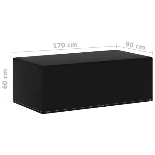Калъфи градинска мебел 2 бр 6 капси за газ барбекю 170x90x60 см
