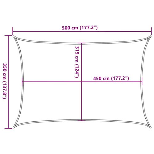Платно-сенник, 160 г/м², червено, 3,5x5 м, HDPE