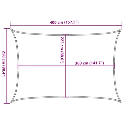 Платно-сенник, 160 г/м², черно, 2,5x4 м, HDPE