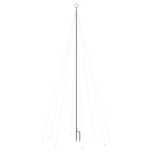 LED коледна елха за закрито и открито 576 LED синя 3,6 м