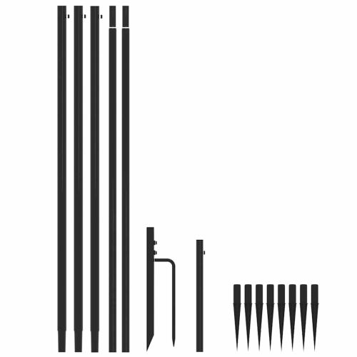 LED коледна елха за закрито и открито 576 LED синя 3,6 м