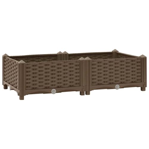 Повдигната леха, 80x40x23 см, полипропилен
