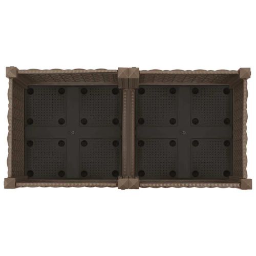 Повдигната леха, 80x40x23 см, полипропилен