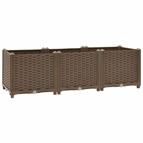 Повдигната леха 120x40x38 см, полипропилен