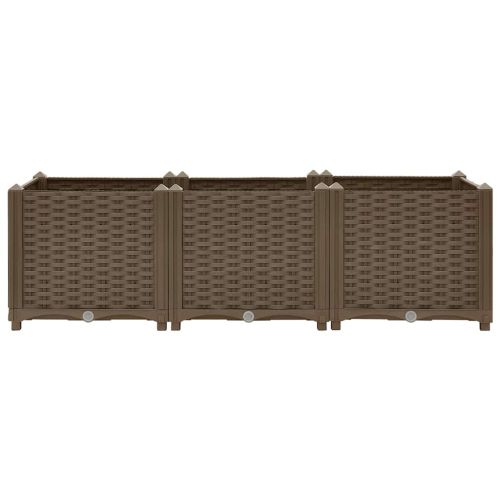 Повдигната леха 120x40x38 см, полипропилен