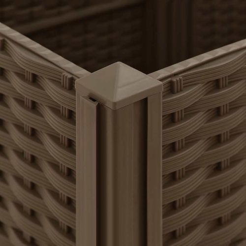Повдигната леха 120x40x38 см, полипропилен