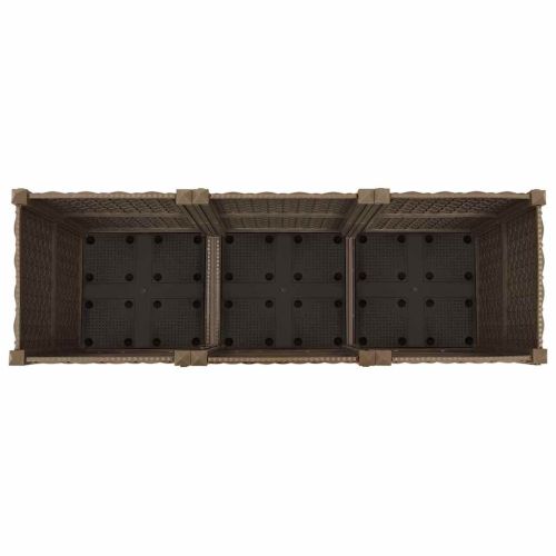 Повдигната леха 120x40x38 см, полипропилен
