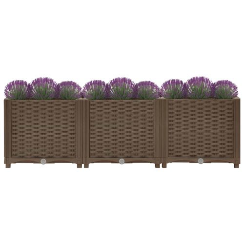 Повдигната леха 120x40x38 см, полипропилен