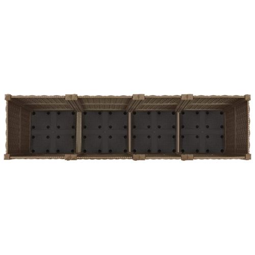 Повдигната леха 160x40x38 см, полипропилен