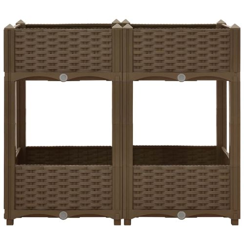 Повдигната леха, 80x40x71 см, полипропилен