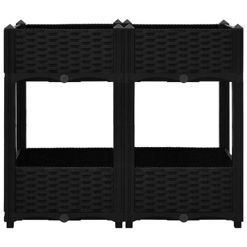 Повдигната леха, 80x40x71 см, полипропилен