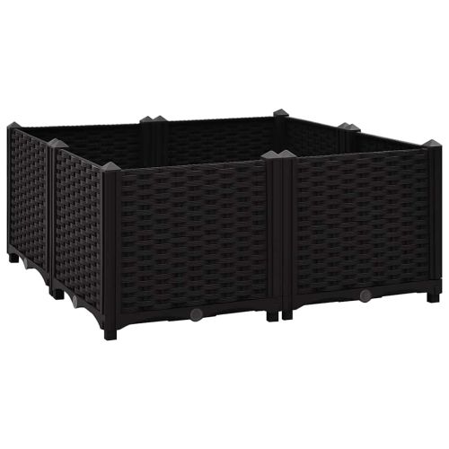 Повдигната леха, 80x80x38 см, полипропилен