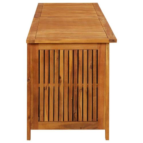 Градинска кутия за съхранение 200x50x58 см акациево дърво масив