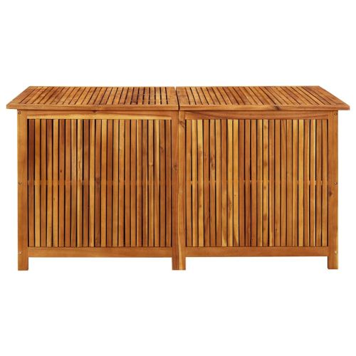 Градинска кутия за съхранение 150x80x75 см акациево дърво масив