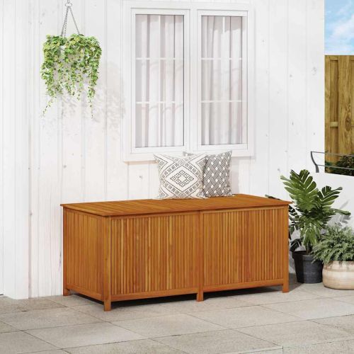 Градинска кутия за съхранение 175x80x75 см акациево дърво масив