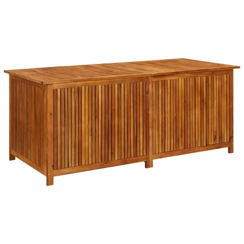 Градинска кутия за съхранение 175x80x75 см акациево дърво масив