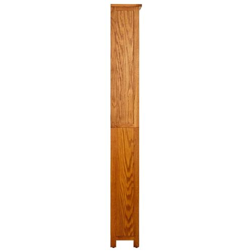 Библиотека с 6 рафта, 52x22x180 см, дъбов масив