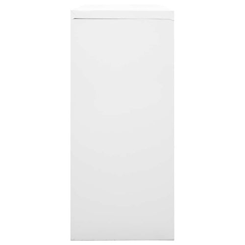 Шкаф с плъзгаща врата, сив, 90x40x90 см, стомана