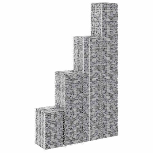 Габиони повдигнати лехи, 4 бр, 30x30x50/100/150/200 см, желязо