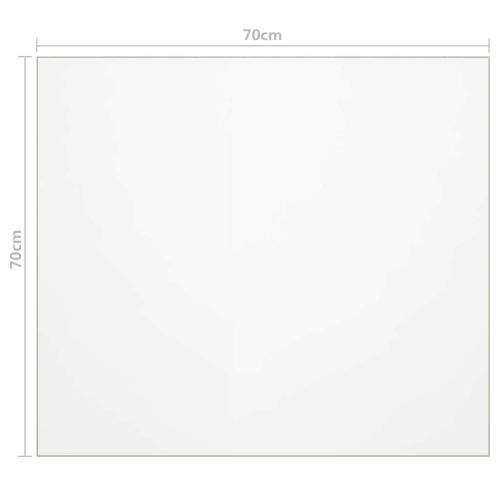 Протектор за маса, прозрачен, 70x70 см, 1,6 мм, PVC
