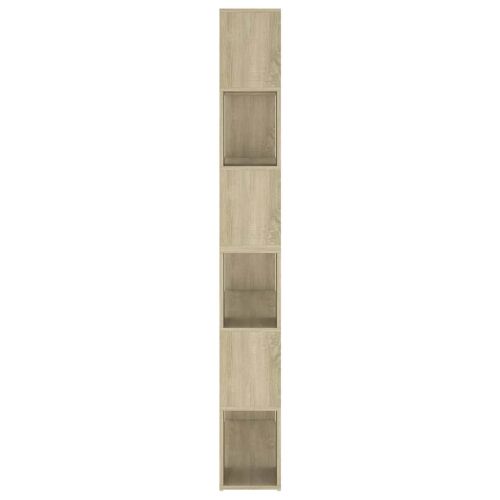 Библиотека/разделител за стая, сонома дъб, 100x24x188 см