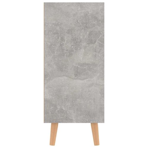 Сайдборд, бетонно сив, 90x30x72 см, инженерно дърво