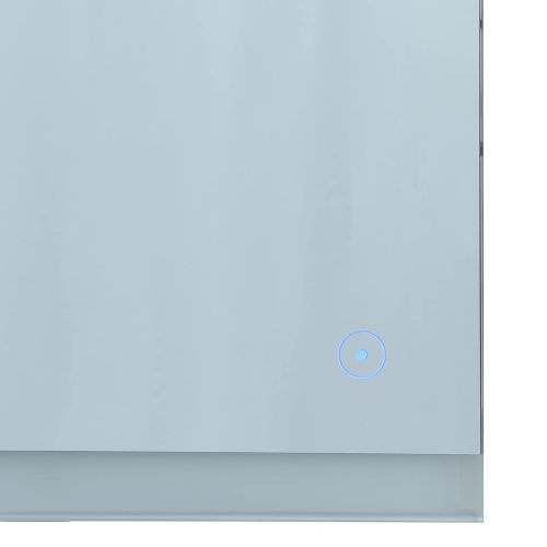 Стенно LED огледало за баня с тъч сензор 80x60 см