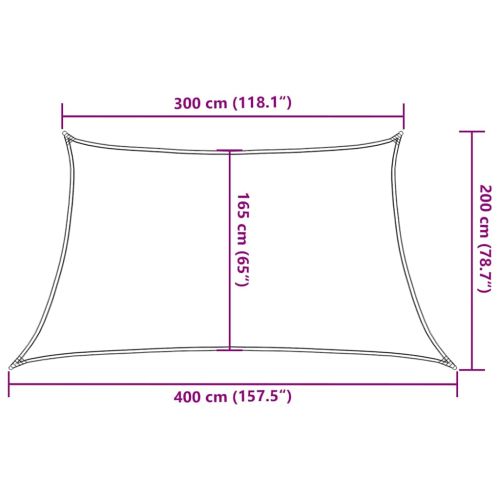 Платно-сенник, 160 г/м², теракота, 3/4x2 м, HDPE