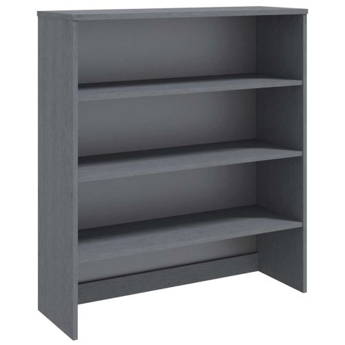 Надстройка за шкаф HAMAR, тъмносива, 90x30x100 см, бор масив