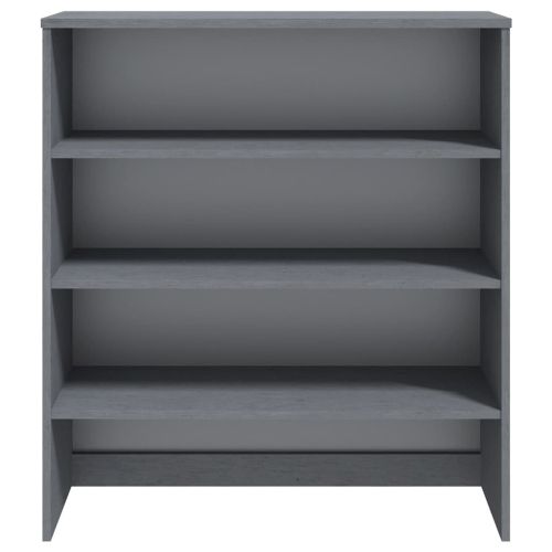 Надстройка за шкаф HAMAR, тъмносива, 90x30x100 см, бор масив
