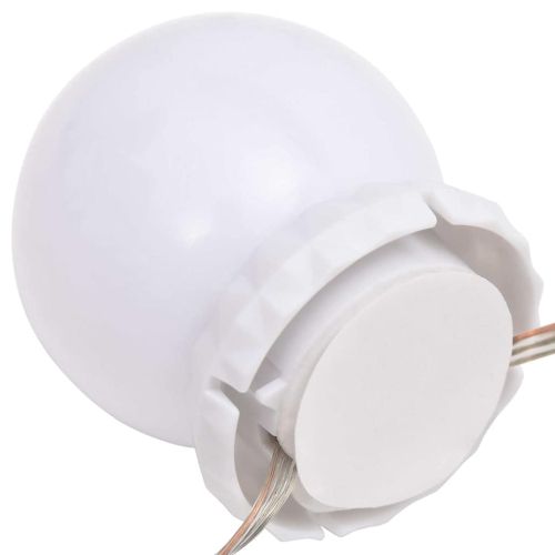 Осветление за огледало с 8 LED лампи, топло бяло и студено бяло