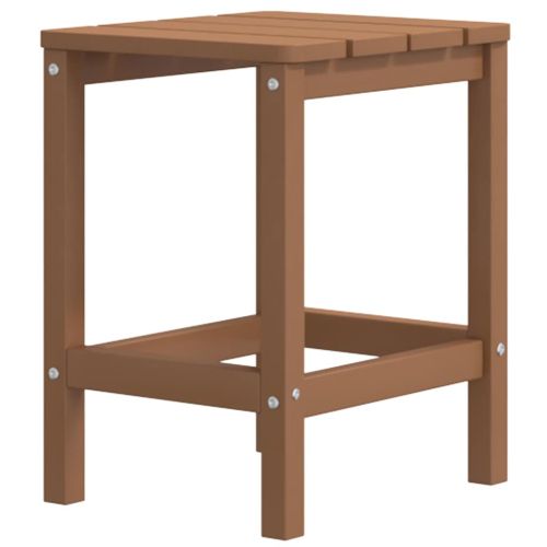Градинска маса Adirondack, кафява, 38x38x46 см, HDPE
