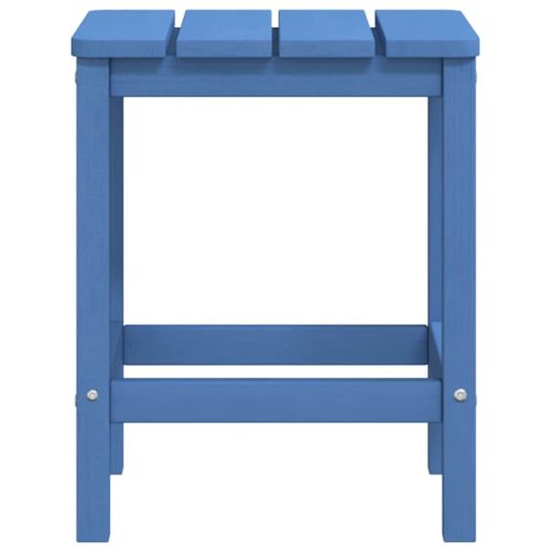 Градинска маса Adirondack, аква синьо, 38x38x46 см, HDPE